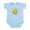 Sky Blue, variant on CafePress - Nana's Little Pumpkin Infant Bodysuit - Baby Light Bodysuit, Size Newborn - 24 Months