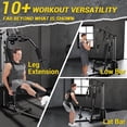 thumbnail image 4 of Multifunctional Home Gym Machine, with 100LBS Weight Stack, for Full Body Strength Training, LAT Pull Down, Chest Press, Leg Extension, 4 of 6