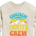thumbnail image 3 of Instant Message - Camping - Cousin Camp Crew - Toddler & Youth Crewneck Fleece Sweatshirt, 3 of 6