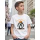 thumbnail image 2 of Boys Halloween Pumpkin Robot Graphic T-Shirt, Black Cotton Casual Style Halloween Shirts With Pumpkin Robot, Girls/Boys Fall Clothes, Round Neck Short Sleeve T-Shirt, Fashion, 2 of 7
