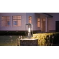 thumbnail image 2 of Luxury Modern Farmhouse Outdoor Post Light, 20.50''H x 7.00''W, with Industrial Style Elements, Minimalist Design, Stainless Steel Finish and Clear Beveled Glass, UQL1363, 2 of 7