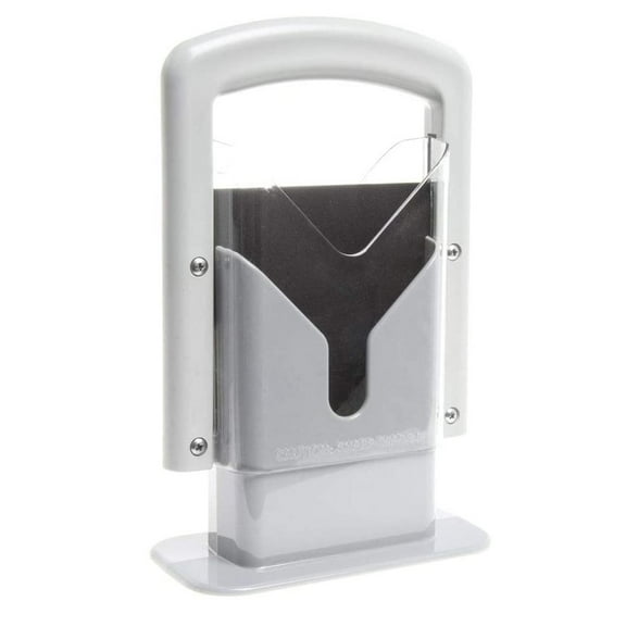 Amazing Bagel Slicer with Safety Guide – White, 22cm x 18cm