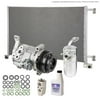 OEM AC Compressor w/ A/C Condenser & Repair Kit For Mercury Sable 1993