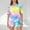 Multicolor, variant on Women's Pajama Set Under $10 Short Sleeve And Shorts Casual Loose Printing Round Neck Short Sleeved Shorts Pajamas Suit