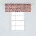 thumbnail image 2 of Ambesonne Mushroom Window Valance, Amanita Polka Dot, 54" X 18", Taupe Cream Red, 2 of 3