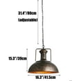 thumbnail image 4 of Seacoi Large Industrial Style Metal Pendant Light for Kitchen Island, Retro American Pendant Lamp, Farmhouse Rustic Pendant Lighting, Vintage Pendant Light Fixture for Dining Room, 4 of 6
