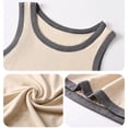 thumbnail image 6 of NAISIBABY Boys Girls Outfit Sets, Cotton Soft Tank Tops and Shorts 2-Piece Kids Casual Homewear Clothes Beige Size 10, 6 of 8