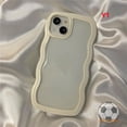 thumbnail image 3 of Carcasa Simple Macaron Para Samsung A32 A52s A13 A50 A50s A52 A30s A12 A23 A03s A03 A02s M12 Color Caramelo Costuras De Contraste Transparente Suave Borde Ondulado Estuche De TPU, 3 of 4