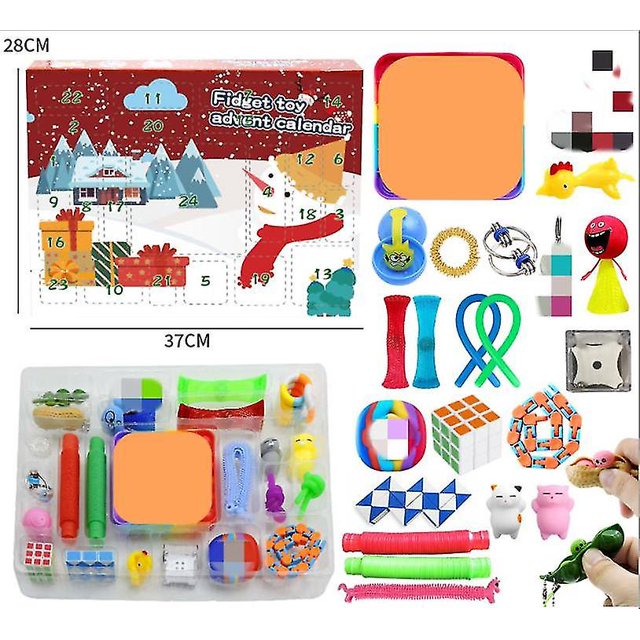 Christmas Advent Calendar Gift Fidget Toys Stress Relief Fidget Toy Blind Box Kids