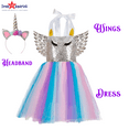 thumbnail image 2 of Dress-Up-America Unicorn Costume for Girls - Magical Unicorn Party Dress, 2 of 6