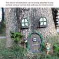 thumbnail image 4 of Árbol Cara Decoración Jardín De Hadas 3D Puerta Y Ventana Puerta Misteriosa Escultura, 4 of 7