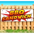 thumbnail image 1 of BBQ Sandwich 13 oz Vinyl Banner With Metal Grommets, 1 of 4