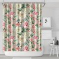 thumbnail image 2 of Waterproof Pioneer Shower Curtain 72x84 Inch Polyester Unique Cute Floral Shower Curtain for Bathroom Hotel Home Decor with 12 Plastic Hooks, 2 of 5