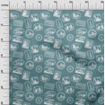 thumbnail image 3 of oneOone Cotton Poplin Twill Dusty Teal Green Fabric Travel Sewing Craft Projects Fabric Prints By Yard 56 Inch Wide, 3 of 6