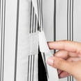 thumbnail image 3 of Sweet Jojo Designs Stripe White and Grey Dog Crate Kennel Cover 24in., 3 of 6