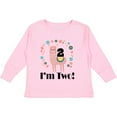thumbnail image 3 of Inktastic 2nd Birthday Llama for Girl Girls Long Sleeve Toddler T-Shirt, 3 of 5