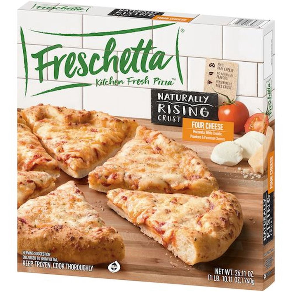 Freschetta Naturally Rising Crust Four Cheese Pizza, 26.11 Ounce -- 14 per case.