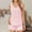 Pink, variant on Dolkfu V Neck Pjs Sets for Woman Tank Tops Short Short Sleeve Pjs Sets Comfy Ruffled 2 Pc Womens Lounge Set L