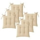 thumbnail image 1 of TESSO HOME Set de 6 Cojines Acolchados para Silla de Comedor con Lazos Relleno Ideal Almohadillas para los Asientos Medidas 42 x 42 x 7 cm, 1 of 5