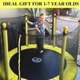 thumbnail image 7 of LANGXUN Outdoor Kid Mini Trampoline w/ Safety Net and Basketball Hoop, 7 of 7