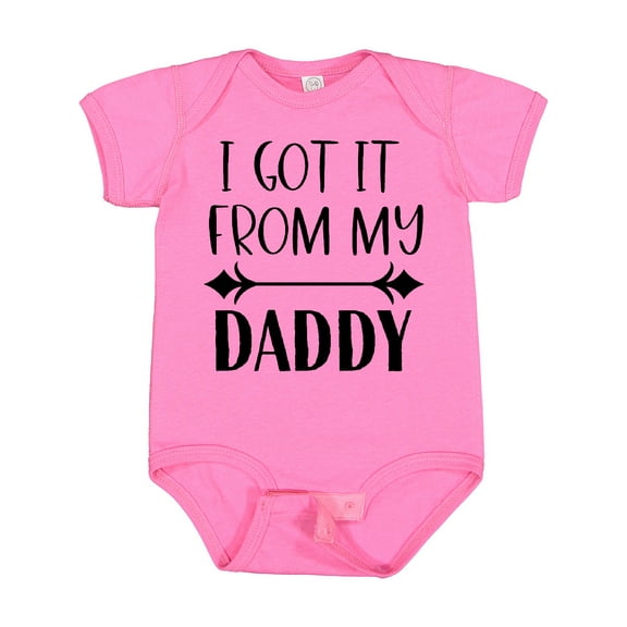 Inktastic I Got It From My Daddy Boys or Girls Baby Bodysuit