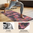 thumbnail image 4 of Dachshund Dog and Flower Floral Hot Yoga Mat Towel Non Slip for Hot Yoga - Quick-Drying Yoga Mat Cover with 4 Corner Pockets with Travel Bag - Hot Yoga Towel Non Slip 70"x26", 4 of 6