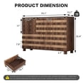 thumbnail image 2 of Leumius 55"Buffet Sideboard Cabinet Storage, Versatile Kitchen Storage Cabinet with Hand Carved Craftsmanship Featuring 2 Drawers and 3 Doors for Living Room Home Office Walnut, 2 of 9