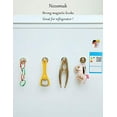 thumbnail image 3 of Neosmuk Heavy Duty Magnetic Hooks Metal Silver, 3 of 7