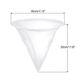 thumbnail image 2 of 40 Mesh Paint Filter Bag, 11.8" Dia Cone Shape Nylon Strainer for Filtering Paint, Gasoline, Fuel, Ink, 2 of 6
