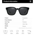 thumbnail image 4 of Vintage Round Sunglasses for Men & Women Retro Polarized Classic Shades for Driving Outdoor, 4 of 8