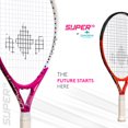 thumbnail image 5 of Diadem Super Ages 4-6 Junior Pre-Strung Tennis Racket, Red, 19", 5 of 5