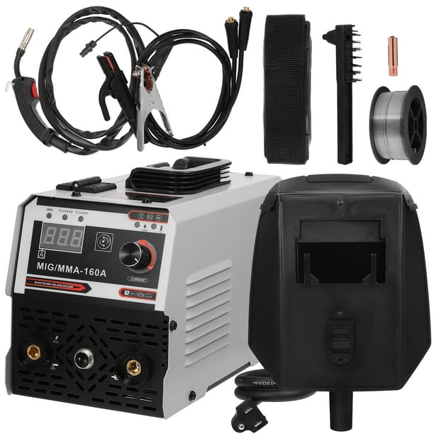Máquina de soldadura MIG MMA, equipo de soldadura por arco, soldadora portátil, máquina de soldadura inverter con enchufe estadounidense.