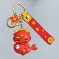 thumbnail image 3 of Tachiuwa 2024 Chinese Dragon New Year Keychain Car Keychains for Handbag Men Backpack B, 3 of 9