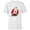 White, variant on Marvel Avengers Silver and Red Logo - Short Sleeve T-Shirt for Kids - Customized-White