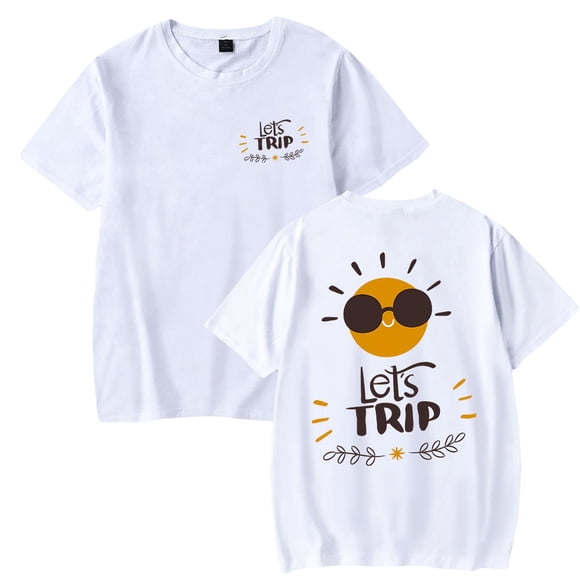 Sturniolo Triplets T-shirts Let's Trip Merch Print Tee summer Women/Man Fashion Funny Casual Streetwear