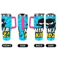 thumbnail image 6 of Ninja Kidz 40 Oz Tumbler With Handle And Straw, Stainless Steel Vacuum Travel Mug, Double Wall Vacuum Insulated Tumbler With Lid, Water Bottle for Gifts Party Office Coffee, 6 of 8