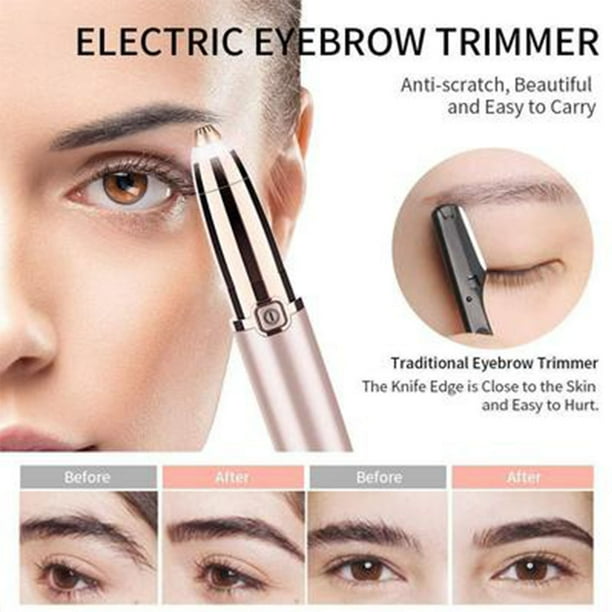 Rechargeable eyebrow trimmer discount
