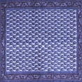 thumbnail image 1 of Ahgly Company Indoor Square Persian Blue Traditional Area Rugs, 4' Square, 1 of 4