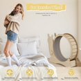 thumbnail image 4 of Homall Roue d'Exercice pour Chat, Grande Roue de Course d'Exercice pour Chat de 42 Pouces avec Mécanisme de Verrouillage/roue Silencieuse/piste Tapis, Tapis Roulant pour Chats d'Intérieur, Bois Naturel, 4 of 7