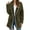 Army Green, variant on Women's Long Hooded Coat, Knee-length Full Zip Warmth Plush-lined Zip Jacket White M