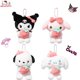 thumbnail image 2 of Llaveros de felpa Kawaii Sanrio para niños, llavero de Hello Kitty, colgante de bolsa Cinnamoroll, llaveros de dibujos animados bonitos, juguetes de decoración, 2 of 4