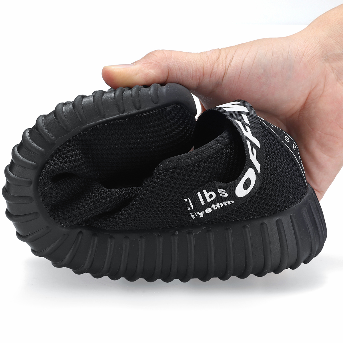 off white steel toe trainers