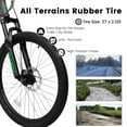 thumbnail image 5 of imerelez Mountain Bike 27.5 Inch for Teens & Adults, 21-Speed Full Suspension with Disc Brakes, Durable Steel Frame Fits Heights 5'4"-5'9", Ideal for Trail Riding & Outdoor Adventures,Grey, 5 of 7