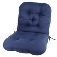 thumbnail image 6 of Synoratory Outdoor Cushions - Navy Outdoor Chair Cushions 39"x19.6"- Bule Garden Patio Cushions, 6 of 7