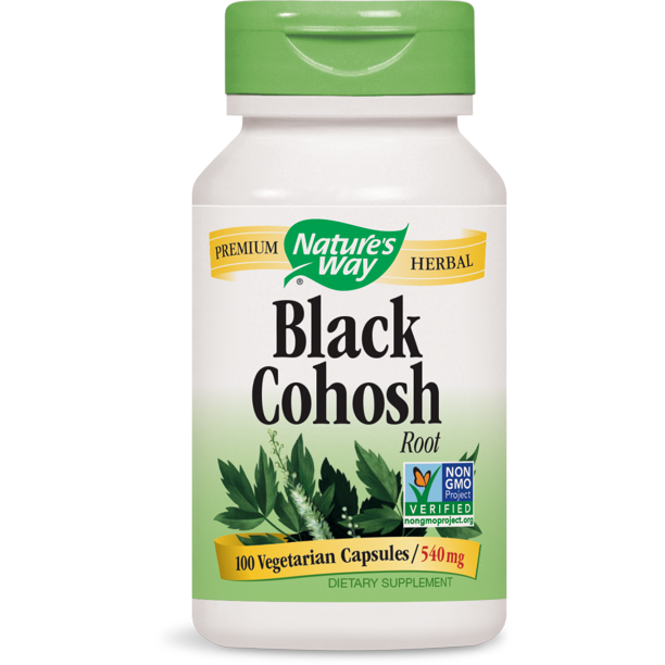 Nature's Way Black Cohosh Root 540 mg NonGMO Project Verified, TruID