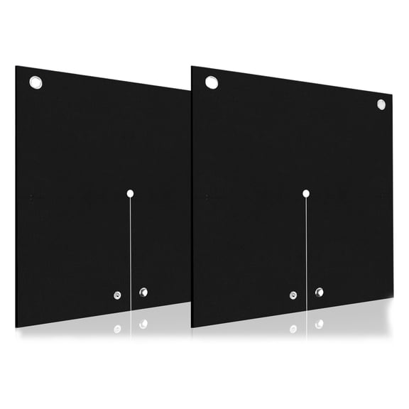 12" x 12" 1/4"(6mm) Welding Blanket Fireproof , Graphite Carbon Felt Flame Resistant up to 3000℉, Soldering Flame Retardant Protective Mat, Brazing Heat Shield for Torch, Plumbing, (2 Pack)