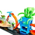 thumbnail image 4 of Hot Wheels City Ultimate Octo Car Wash Playset with Color Changing Car, 4 of 7