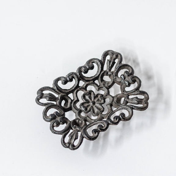Black Cast Iron Soap Dish