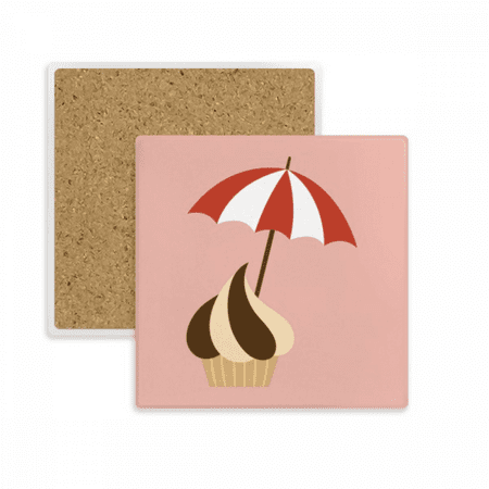 

Sunshade Chocolate Sweet Ice Square Coaster Cup Mat Mug Subplate Holder Insulation Stone