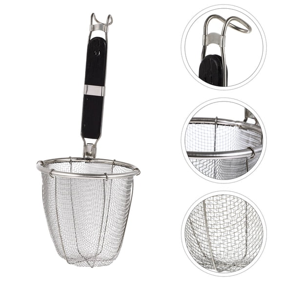 BESTOYARD Sieve with Handle for Noodles and Vegetables Kitchen Use Assorted Color